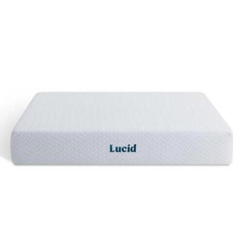 DESCRIPTION: (1) GEL MEMORY FOAM MATTRESS BRAND/MODEL: LUCID REFRESH/LU10TX45MF INFORMATION: FIRM/WHITE RETAIL$: 209.00 SIZE: TWIN XL QTY: 1
