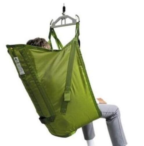 DESCRIPTION: (4) HIGHBACK POLYESTER SLING BRAND/MODEL: LIKO/3525916 INFORMATION: GREEN/MAX WEIGHT: 440 LBS RETAIL$: 306.00 EACH SIZE: LARGE QTY: 4