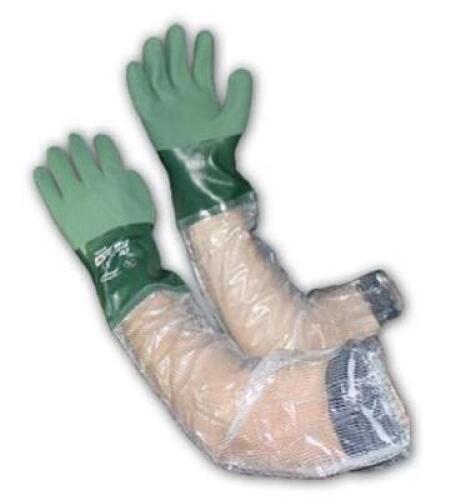 DESCRIPTION: (2) PACKS OF (12) COATED GLOVES BRAND/MODEL: PIP/56-AG567 INFORMATION: GREEN & NATURAL/COTTON LINER & MICROFINISH GRIP RETAIL$: 200.99 PE