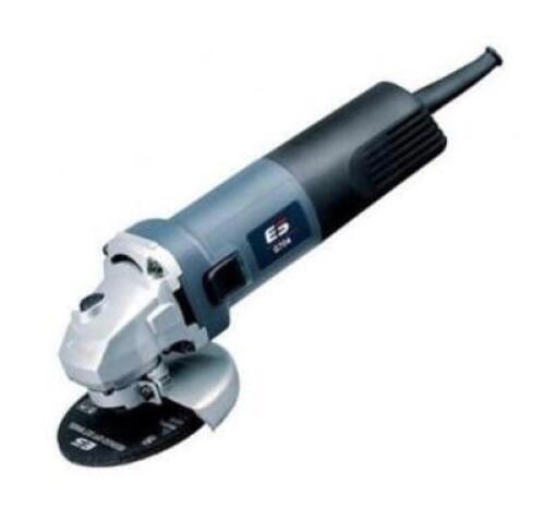 DESCRIPTION: (1) ANGLE GRINDER BRAND/MODEL: ES/G704 INFORMATION: POWER INPUT: 800W/11,000 NO LOAD RPM RETAIL$: 56.18 SIZE: 3.93" X 9.84" QTY: 1