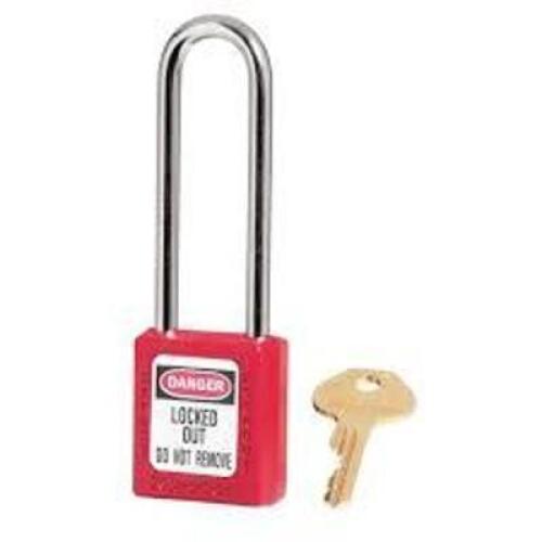 DESCRIPTION: (2) BOXES OF (?) LOCK OUT LOCKS BRAND/MODEL: MASTER #410MKW417REDLZ2 INFORMATION: RED RETAIL$: $8.00 A LOCK QTY: 2
