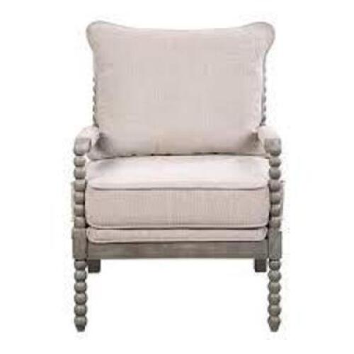 DESCRIPTION: (1) ABBOT SPINDLE CHAIR BRAND/MODEL: OSP HOME FURNISHINGS INFORMATION: MUST COME INSPECT FOR COLOR RETAIL$: 329 QTY: 1