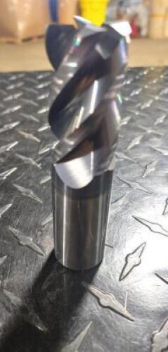 DESCRIPTION: (1) VARIABLE HELIX CARBIDE SQ. END MILL BRAND/MODEL: ZCC-CT VSM-4E-1" RETAIL$: 200 SIZE: 1" DIAM QTY: 1