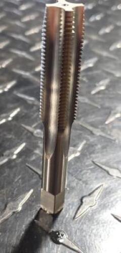 DESCRIPTION: (1) HSS HAND TAP BRAND/MODEL: HERTEL 77430296 RETAIL$: $34.46 EA SIZE: 9/26"-18 UNF QTY: 1