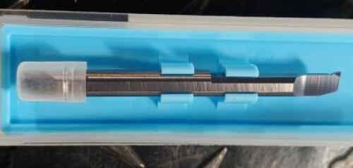 DESCRIPTION: (3) SOLID CARBIDE RIGHT HAND CUT BORING BAR BRAND/MODEL: KYOCERA 8835533 RETAIL$: 63.03 SIZE: 5mm MIN BORE 25mm MAX 5MM SD QTY: 3