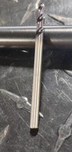 DESCRIPTION: (3) SOLID CARBIDE DRILLS BRAND/MODEL: GUHRING 18670315 RETAIL$: $ SIZE: 4mm QTY: 3