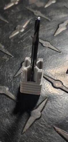 DESCRIPTION: (1) SOLID CARBIDE FLAT BOTTOM COUNTERBORE BRAND/MODEL: HARVEY TOOL 23393-C3 RETAIL$: 35.91 SIZE: 0/0938" CUT DIA QTY: 1