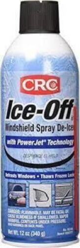 DESCRIPTION: (6) WINDSHIELD SPRAY BRAND/MODEL: CRC ICE OFF RETAIL$: $8.00 EA SIZE: 16 OZ QTY: 6