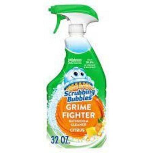 DESCRIPTION: (4) MULTI SURFACE BATHROOM CLEANER BRAND/MODEL: SCRUBBING BUBBLES RETAIL$: $5.00 EA SIZE: 32 OZ QTY: 4