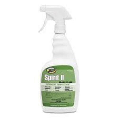 DESCRIPTION: (6) DISINFECTANT SPRAY BRAND/MODEL: ZEP SPIRIT 2 RETAIL$: $8.00 EA SIZE: 32 OZ QTY: 6