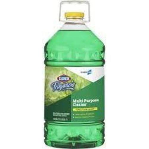 DESCRIPTION: (1) MULTI PURPOSE CLEANER BRAND/MODEL: CLOROX FRAGANZIA RETAIL$: $10.00 EA SIZE: 1 GALLON QTY: 1
