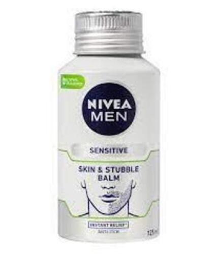 DESCRIPTION: (6) STUBBLE BALM FOR SENSITIVE SKIN BRAND/MODEL: NIVEA MEN RETAIL$: $5.00 EA SIZE: 2 FL OZ QTY: 6