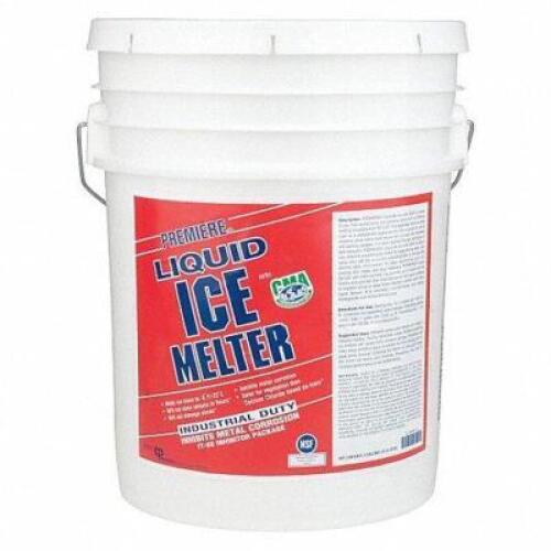 DESCRIPTION: (1) COLORLESS LIQUID ICE MELT BRAND/MODEL: PREMIERE #3YB71 RETAIL$: 119.15 SIZE: 5 GALLON QTY: 1