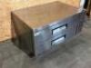 DESCRIPTION: AVANTCO 48" TWO DRAWER REFRIGERATED CHEFS BASE BRAND / MODEL: AVANTCO ADDITIONAL INFORMATION 1 PHASE, 11 VOLT. IN WORKING ORDER. ON CASTE - 2