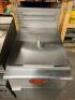 DESCRIPTION: AVANTCO 70 LB. GAS DEEP FRYER. BRAND / MODEL: FF518-N ADDITIONAL INFORMATION NATURAL GAS, 150,000 BTU. CLEAN. NO BASKETS. ON CASTERS LOCA - 7