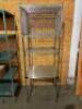 DESCRIPTION: 30" X 24" FOUR TIER WIRE SHELF / BOTTLE CAGE. ADDITIONAL INFORMATION ANTIQUE SLATE GRAY FINISH SIZE: 30" X 24" X 78" LOCATION: 7 QTY: 1 - 2