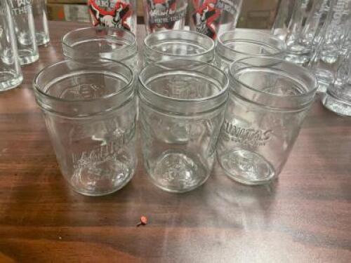 DESCRIPTION: (6) MASON JAR GLASSES LOCATION: 7 THIS LOT IS: SOLD BY THE PIECE QTY: 6
