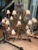 20 LIGHT "ANTIQUE BRONZE" CHANDELIER - 10
