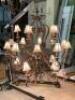 20 LIGHT "ANTIQUE BRONZE" CHANDELIER - 11