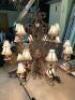 20 LIGHT "ANTIQUE BRONZE" CHANDELIER - 16