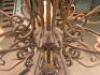 20 LIGHT "ANTIQUE BRONZE" CHANDELIER - 26