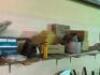 WALL SHELF SET WITH LARGE GROUP OF ASSORTED HARDWARE AND MATERIAL - 5