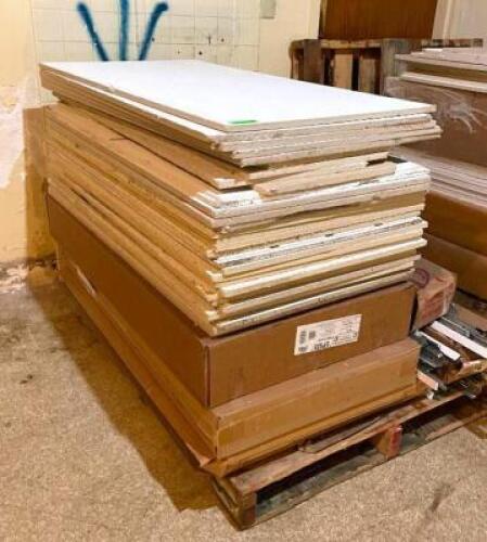 PALLET OF ASSORTED CEILING TILES AS SHOWN