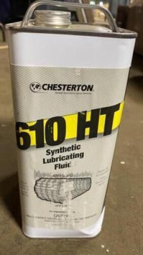 DESCRIPTION: (2) SYNTHETIC LUBRICATING FLUID BRAND/MODEL: CHESTERTON/610 HT INFORMATION: TEMP RANGE: -15 TO 520F SIZE: 1 GAL QTY: 2