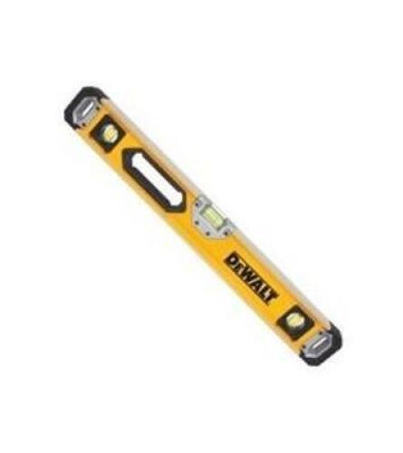 DESCRIPTION: (1) MAGNETIC BOX BEAM LEVEL BRAND/MODEL: DEWALT/DWHT43025 INFORMATION: YELLOW/3-VIALS RETAIL$: $68.59 SIZE: 24"L X 3"W QTY: 1