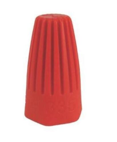 DESCRIPTION: (4) PACKS OF (100) WIRE CONNECTORS BRAND/MODEL: THOMAS & BETTS/335P INFORMATION: NON-WING/RED RETAIL$: 30.00 PER PK OF 100 SIZE: 18-8 AWG
