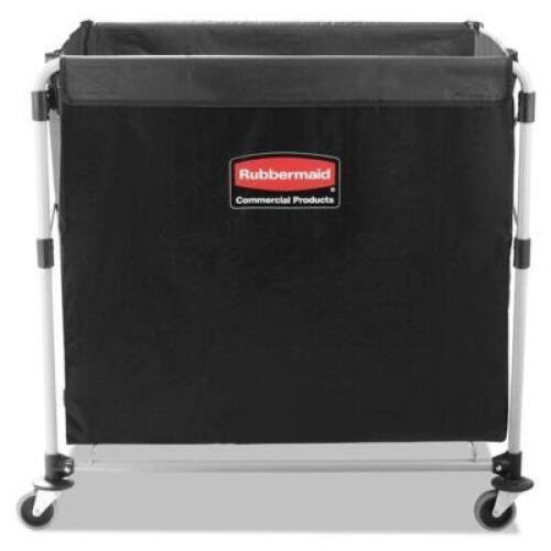 DESCRIPTION: (1) COLLAPSIBLE X-CART BRAND/MODEL: RUBBERMAID/1881750 INFORMATION: BLACK & SILVER RETAIL$: $281.95 SIZE: 24-1/10"W X 35-7/10"H QTY: 1