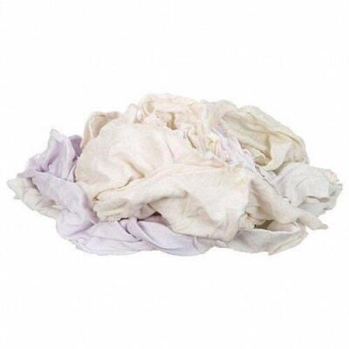 DESCRIPTION: (1) CASE OF CLOTH RAG T SHIRT MISC BRAND/MODEL: GRAINGER #13Y360 RETAIL$: $34.92 SIZE: 10 LB QTY: 1