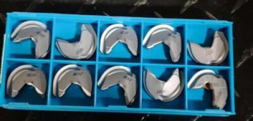 DESCRIPTION: (20) SPEED BALL PROFILE MILLING INSERT BRAND/MODEL: INGERSOLL NCEX250600R RETAIL$: $19.85 PER INSERT QTY: 20