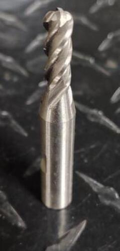 DESCRIPTION: (2) CABALT BALL END MILLS BRAND/MODEL: INTERSTATE 723-3705 RETAIL$: $ 37.94 EA SIZE: 1/4" DIA 5/8" LOC 3/8" SD QTY: 2