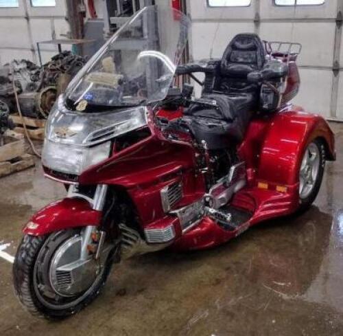 1993 Honda GL1500 Motorcycle, VIN # 1HFSC2201PA504656