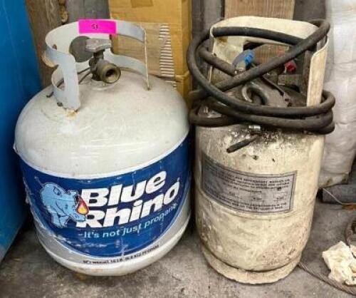 DESCRIPTION: (2) PROPANE TANKS QTY: 1