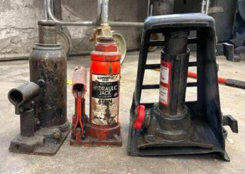 DESCRIPTION: (3) BOTTLE JACKS QTY: 1
