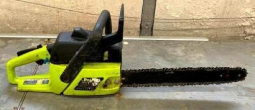 DESCRIPTION: SUPER CLEAN 2150 GAS CHAINSAW BRAND/MODEL: POULAN QTY: 1