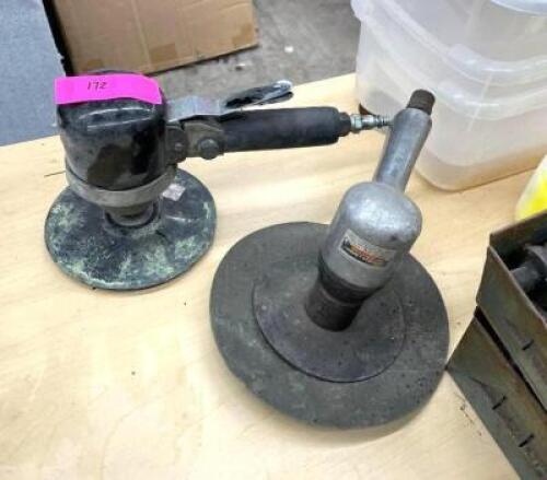(2) ASSOTED AIR DISC SANDERS