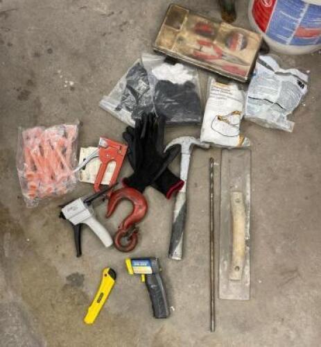 ASSORTED TOOLS AND MATERIALS AS SHOWN