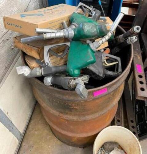 DESCRIPTION: ASSORTED GAS PUMPS AND HOSES AS SHOWN QTY: 1