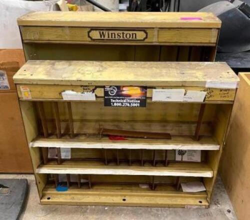 DESCRIPTION: (2) VINTAGE WINSTON CIGARETTE DISPLAYS QTY: 1