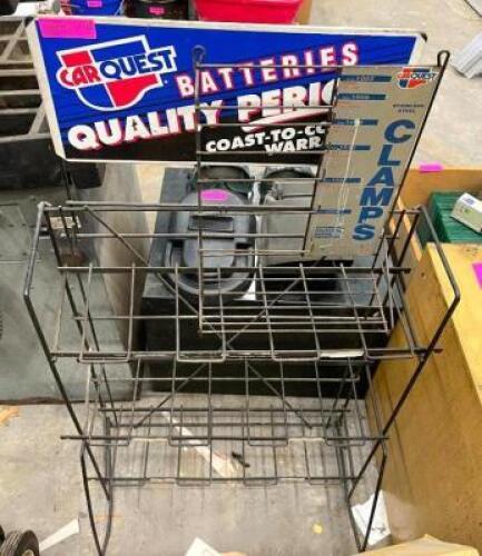 DESCRIPTION: (2) DISPLAY RACKS QTY: 1