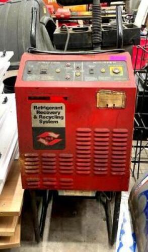 DESCRIPTION: REFRIGERANT RECOVERY AND RECYCLING SYSTEM BRAND/MODEL: ROBINAIR QTY: 1