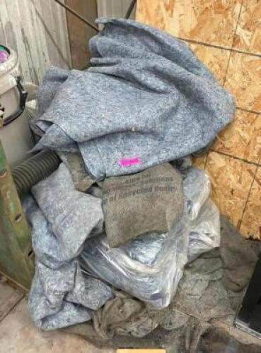 DESCRIPTION: ASSORTED MOVING BLANKETS AS SHOWN QTY: 1