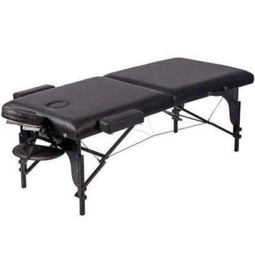 DESCRIPTION: TWO-FOLD PORTABLE MASSAGE TABLE BRAND/MODEL: BEST MASSAGE BMC-100 RETAIL$: $149.99 QTY: 1
