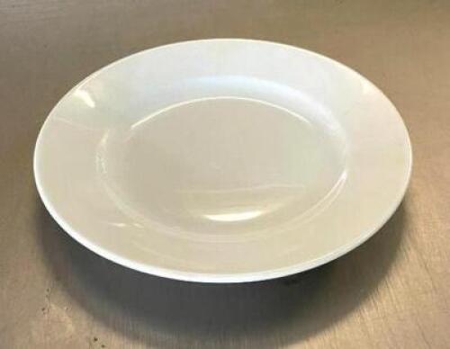 DESCRIPTION: (36) 7-1/8" BRIGHT WHITE PORCELAIN PLATES (NEW) BRAND/MODEL: ONEIDA B-19 SIZE: 7-1/8" QTY: 36