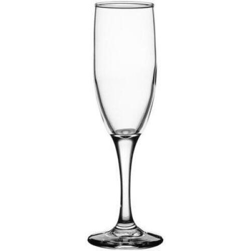 DESCRIPTION: 12CT BOX OF 6 OZ. EMBASSY FLUTE GLASSES (NEW IN BOX) BRAND/MODEL: LIBBEY 3795 RETAIL$: $41.47 QTY: 1