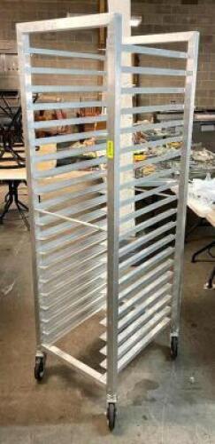 DESCRIPTION: ROLLABOUT ALUMINUM PAN RACK QTY: 1