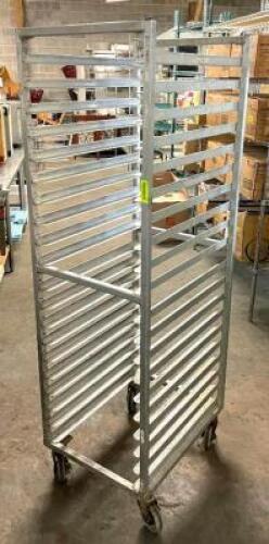 DESCRIPTION: ROLLABOUT ALUMINUM PAN RACK QTY: 1